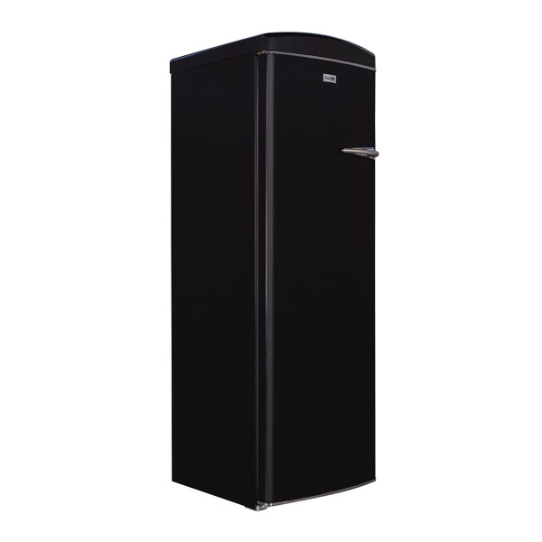 Equator Conserv 24 in. 8.3 cu. ft. Black Classic Retro Upright Freezer